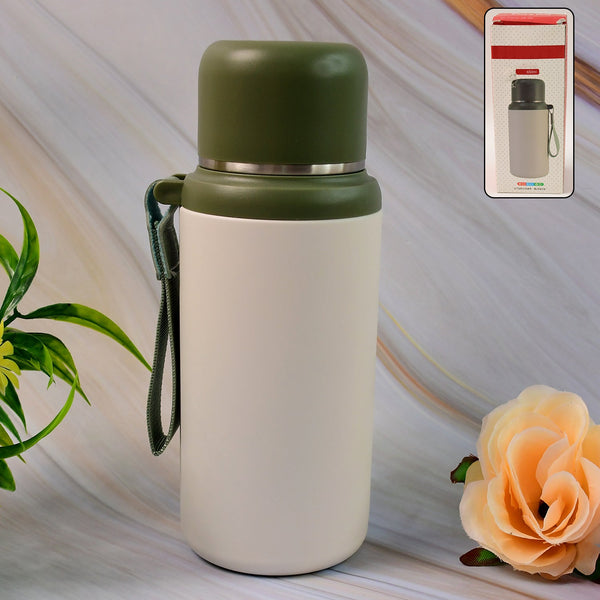 Stainless Steel Mug / Bottle Vacuum Insulated Cup Handle, Small Cup & Straw (650 ML)