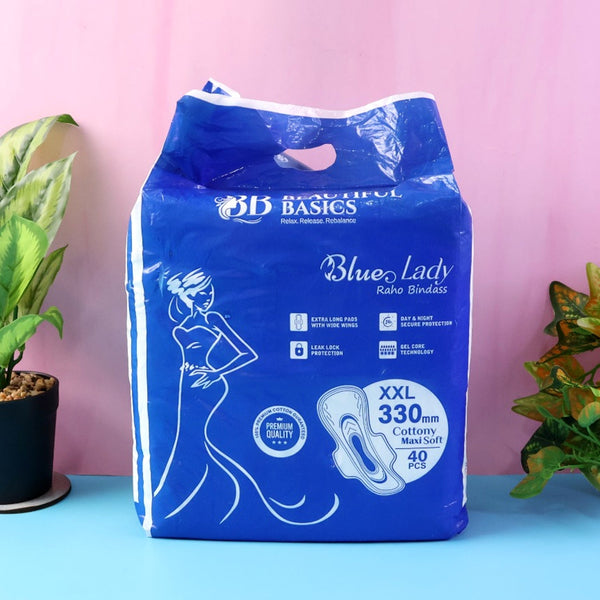 Beautiful Basics Blue Lady Long Pads (330mm)