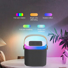 Wireless Speaker Microphone Set with RGB Light – Portable Karaoke