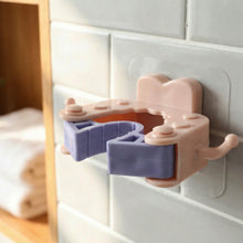 Wall Mounted Broom & Mop Holder Clips (4 Pc Set)