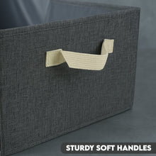FOLDABLE CLOTH STORAGE BOX WITH HANDLES (47×28 CM)