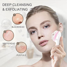 Silicone Face Scrubber Exfoliating Brush, Manual Handheld Facial Cleansing (1 Pc)