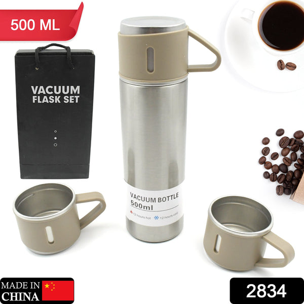 Stainless Steel Vacuum Flask Set (500ml)
