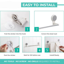 Self-Adhesive Towel Rod - (1 Pc)