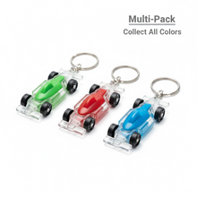 Cars Shape Keychain with On / Off Button LED Flashing Light (1 Pc)