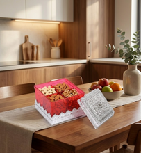 Ruby Dry fruit Storage Container - Attractive Design Box for Home & Kitchen
