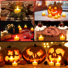 Set of 12 Flameless Floating Candles Battery Operated Tea Lights Tealight Candle