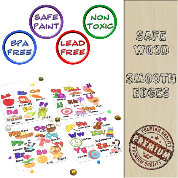 ABC Jigsaw Puzzle Toy for Children (4-Pcs Pack)