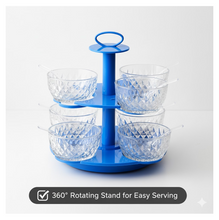 4 in 1 Multipurpose 360 Degree Rotating Pickle Rack Container for Kitchen