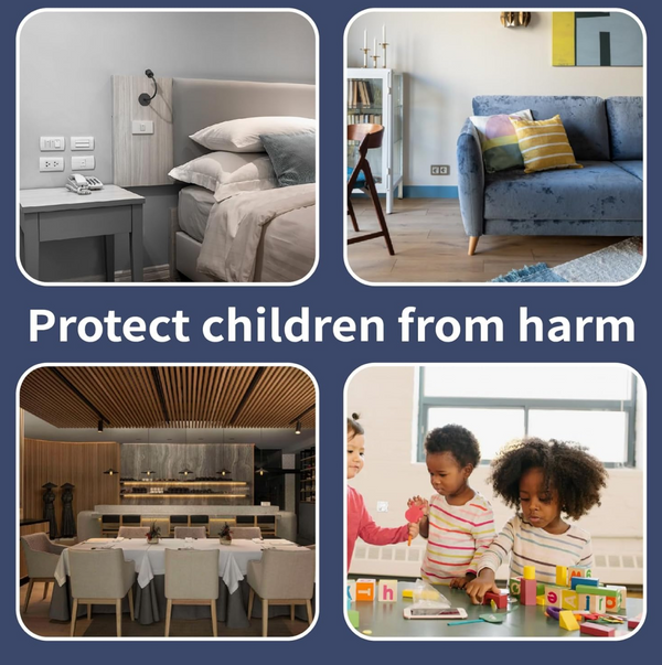 Safety Cover Guards for Electric Socket Plug (Big)