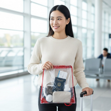 Transparent Waterproof Plastic Stadium Bag – Gym, Travel & Sports