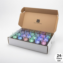 Premium LED Light-Up Shot Glass Set (24 Pc Set)