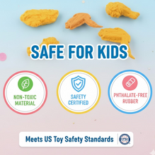 Cute Chicken Wing & Leg Erasers for Kids & Students (8 Pc Set)