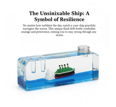 Car Interior Dashboard Decoration Floating Water Cruiser Ship (1 Pc)