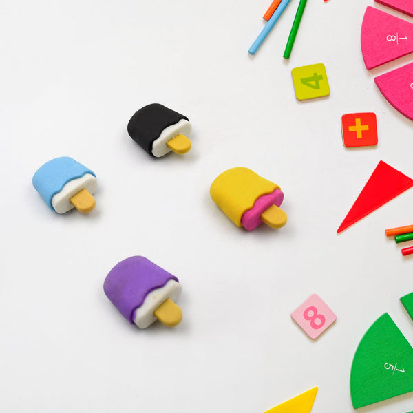 Eraser Set for Kids School Gifts (1 Set 4 Pc, Themed)