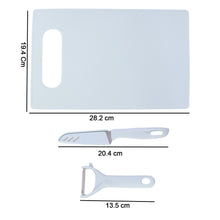 3 in 1 Kitchen Knife & Chopping Board Set (1 Set)