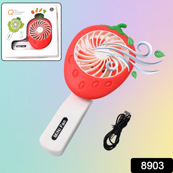 Hand portable mini fan