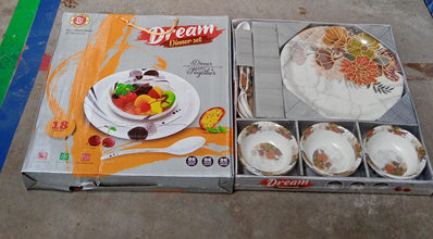 Dream 18-Piece Plastic Dinner Set