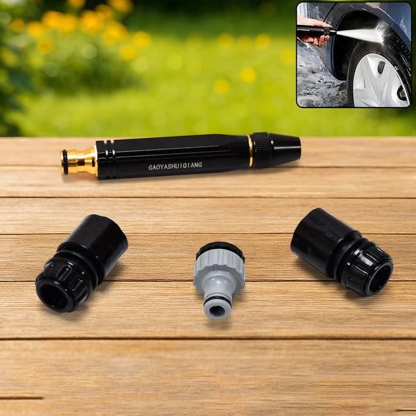 High Pressure Water Gun Nozzle – Car Wash & Garden Spray Gun (Alloy)