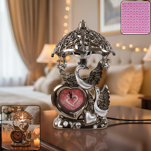 Table Lamp with Clock