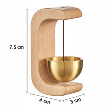 Zen Bell for Meditation with Wooden Stand (1 Pc)