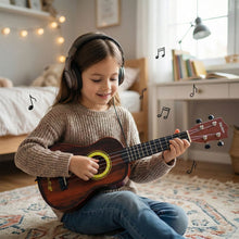 Classic Wooden Ukulele guitar for Kids & Beginners (1 Pc)