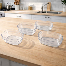 Transparent Multipurpose Serving Bowl Set (4 Pc Set)