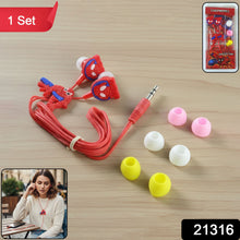 Cartoon Character Wired In-Ear Earphones (1 Set)