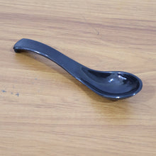 Plastic Soup Spoon – Deep Bowl (1 Pc / Black)