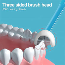 2-in-1 Baby Tongue Cleaner and Oral Massager Stick with Soft Silicone Brush Head