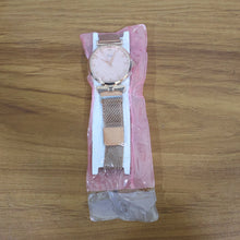 Elegant Rose Gold Finish Analog Wrist Watch (1 Pc)