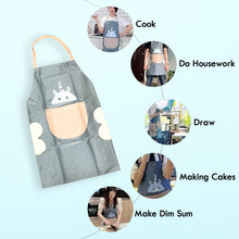 Cute Cartoon Animal Design Kitchen Apron (1 Pc / Mix Design)
