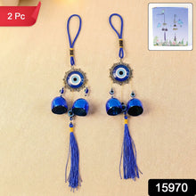 2 piece evil eye wind chime