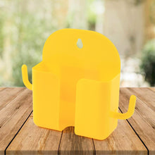 1 Pc Wallmount Mobile Stand With Hook for and stuffs purposes. (Mix Color / 1 Pc)